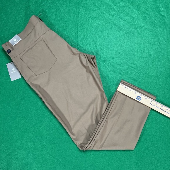 Apana Other - Apana Tech Pants Men's Large 36 Cub Brown Standard Fit Moisture Wicking Stretch